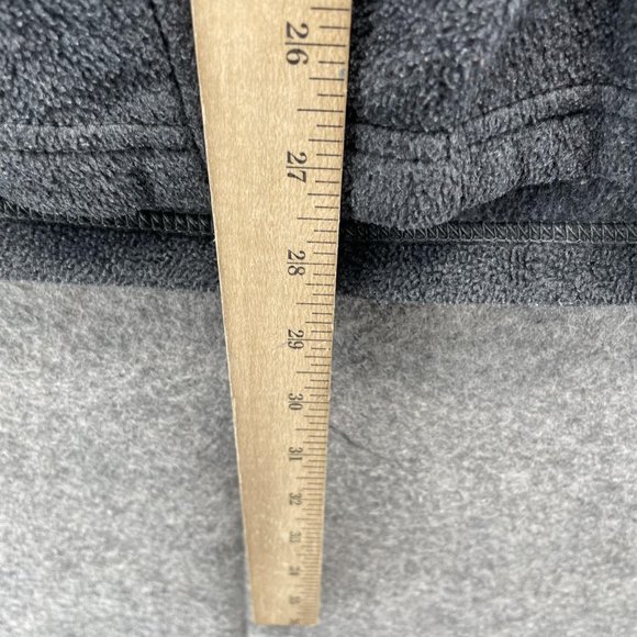 Columbia Vest Men's XXL Adult Gray PFG Outdoor Fleece Sleeveless Full Zip Logo - Picture 7 of 11